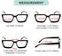 Eyekepper Bifocal Reading Glasses for Women - Stylish Bifocal Readers with Clear Lens Oversize Frame