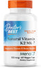 Doctor's Best Natural Vitamin K2 MK7 Supplement for Men & Women -