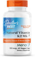 Doctor's Best Natural Vitamin K2 MK7 Supplement for Men & Women -