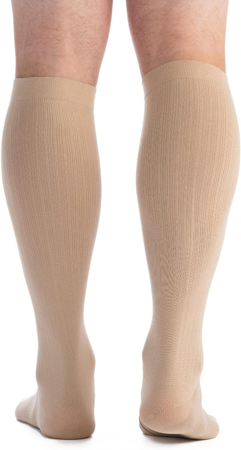 EvoNation Men’s Knee High Compression Socks – 30-40 mmHg Graduated Extra Firm Pressure Garment