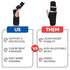 Trigger Finger Splint Finger Brace | Middle Finger Splint for Fractures, Broken Ring Finger, Arthritis, Tendonitis |