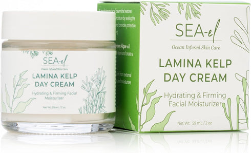 Lamina Sea Kelp Day Cream - Hydrating & Firming Anti Aging Moisturizer for Dry Skin, 2 Oz for Women & Men