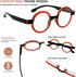 Eyekepper 4 Pack Round Reading Glasses for Women, Retro Readers Eyeglasses