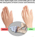 MIG4U Moisturizing Beauty Gloves - Touchscreen Overnight Sleeping Gloves for Women with Dry Hands (Grey Purple, 3 Pairs)
