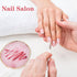 Nail Art Tool Set, 15 PCS Brushes, Resin Painting Palette, Detail Brush, Nail Dotting Pen for DIY Manicure (Pink)
