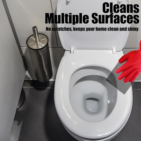 2024 New Upgrade Toilet Cleaning Screens, Flexible Scrubbing Pads for Hard Water, 5.5 x 4 Inch