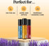 Set Set Pack (3 Pack) Aromatherapy Roll on Essential Oils - Wellness Essential Oils Variety with Focus Uplift & Breathe