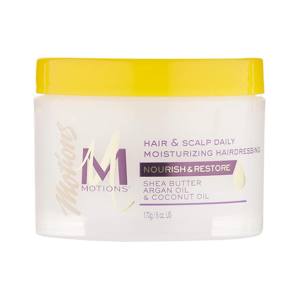 Motions Nourish and Restore Hair and Scalp - Daily Moisturizing Hairdressing, 6 Ounce