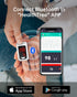 Bluetooth Fingertip Pulse Oximeter - HOLFENRY Blood Oxygen Saturation Monitor for Heart Rate & Oxygen Saturation