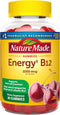 Nature Made Energy B12 1000 mcg, Dietary Supplement for Energy Metabolism Support - 80 Gummies, 40 Day Supply