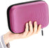 Hipiwe Hard Shell Essential Oil Carrying Case Holds 12 Bottles (Travel Size Organizer, Pink)