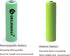 GEILIENERGY NICD AA 800mAh Rechargeable Battery for Solar Light, Garden Lights, Pack of 8