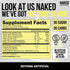 NAKED Energy - Pure Pre Workout Powder for Men and Women, Vegan, Unflavored, 50 Servings