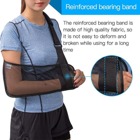 TODDOBRA Immobilizer Elbow, Mesh Arm Shoulder Sling - Medical Shoulder for Shower - Adjustable Arm Brace for Torn