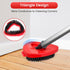 Scrub Brush Replacement Head for O Ceda EasyWring Spin Mop 1 Tank System, Triangle Hard Bristle Cleaning Brush