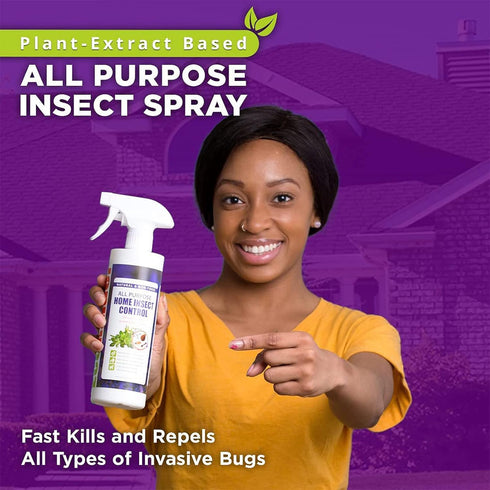 EcoVenger by EcoRaider All Purpose Insect Control, 16 OZ, Fast Kill, Non-Toxic, Fleas, Fruit Flies, Roaches