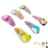 Luv Her Hair Accessories for Girls, 6pc Cute Squish Hair Clips with Favorite Character Charms, Confetti Hair Clips