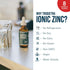 Ionic Liquid Zinc – 8 Month Supply, Adjustable Dosing for Adults – High Absorption, Vegan, Essential Mineral Supplement