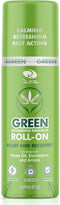 Ross D’Elen Green Menthol Relief and Recovery Roll-On for Pain Relief