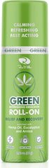 Ross D’Elen Green Menthol Relief and Recovery Roll-On for Pain Relief