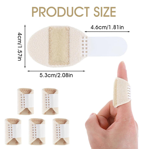 DIVINA VITAE Trigger Finger Splints - 5PCS Thumb Brace for Trigger Finger Pain Relief, Fits All Fingers (Skin Color)