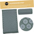 Set Acupressure Massage Mat and Pillow with Non-Slip Yoga Mat Gray, Practical Acupoint Massage Cushion for Back