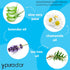 PURA D'OR Awakening Body Wash, 16oz with Aloe Vera, Lavender, and Natural Nutrients for All Skin Types