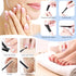 Manicure Pedicure Kit, 5 Pieces Nail Clippers Set for Fingernails & Toenails with Travel Case for Men & Women