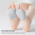 Keroius Pad,4 (4 Ball of Foot Cushions Pairs Honeycomb Fabric Forefoot Pads for Metatarsal,No Show Women's Half Socks