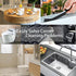 Crevice Cleaning Brush, Multifunctional Tool for Bathroom, Kitchen, Toilet, Bathtub, Sink, Household Cleaning