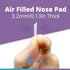 Sunglasses(15mm 7mm 3.2mm) (10 GMS Optical Adhesive Anti-Slip Halfmoon Air Bag Cushion Silicone Nose Pad Reduce