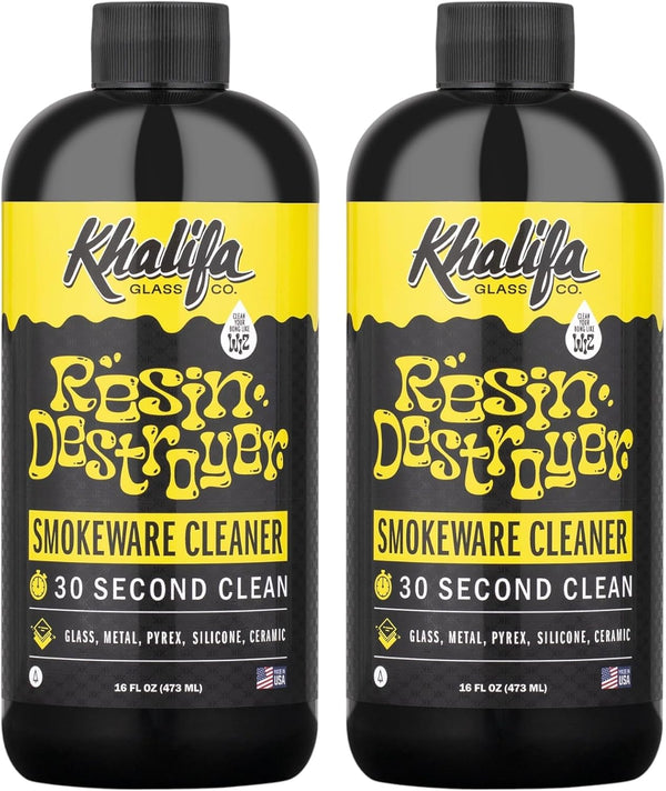 Khalifa Resin Destroyer Cleaning Solution Fl Oz Bottle - Clean & Deodorize