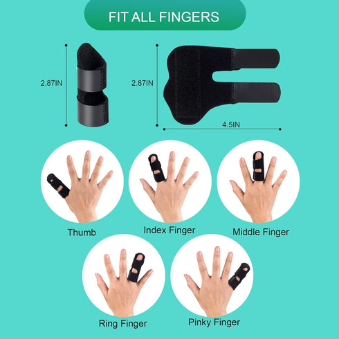 Mallet Finger Splint - Pain Relief Trigger Finger Splint for Thumb, Middle, Pointer, Ring, or Pinky Finger
