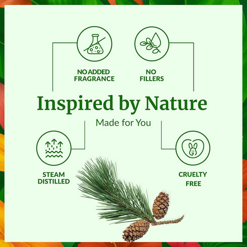 SVA Pine Needle Essential Oil, 4 Fl Oz, 100% Natural for Diffuser, Hair Care, Aromatherapy, Soap Making