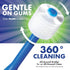Brilliant Oral Care Baby Toothbrush, Soft Bristles, Round Head, Blue, Ages 0-2 Years, 1 Pack