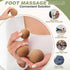 Set 4 2 1 Konohan Cork Massage Balls & Toe Stretching Bands Includes Peanut & Round Myofascial Release Balls, Toe