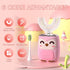 PVOGRT 4 6 Mode-(Age2-7 Kids Electric U Shaped Toothbrush Kids Sonic Toothbrush with Soft Brush Head Automatic Full