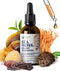 Organic Irish Sea Moss Liquid Drops & Mushroom Tincture, 7 Adaptogenic Mushroom Extract for Cognitive Support