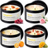 AOOVOO Crystal Energy Candles Set for Women - 4 Pack 26 oz