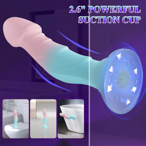 Realsexlife -7.5 9 Women Sex Toys Dildo Vibrator Silicone Realistic Dildos with Suction Cup for Women Vagina Anal Sex