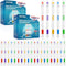 Navona 300 PCS Bulk Toothbrush Pack - Colorful Manual Disposable Toothbrushes for Adults or Kids, Soft Bristles,