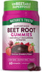 Nature's Truth Beet Root Gummies, 60 Count - Vegan, Non-GMO, Gluten Free, Super Food Supplement