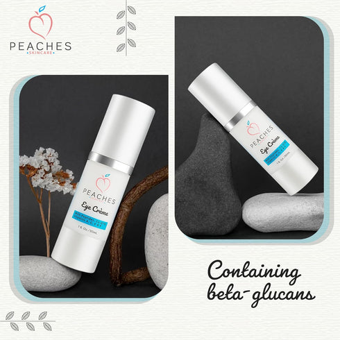 Under Eye Cream (1 oz) - Dark Circle Eye Cream with Peptides, Co-Q10, Squalene, Vitamins, Vegan for Puffiness and Bags