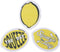 3Pack Lemon Dish Sponges, Fun Fruit Design, Natural & Biodegradable, Odor Resistant & Non-Scratch
