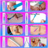 Manicure Set, Professional Nail Clippers Kit, Pedicure Care Tools, 15PC Stainless Steel with Blue Travel Case
