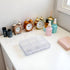 WsjiaboFux 6 PillboxMedication White Pills Organizer Cells Empty Box Braille Weekly Case for Travel Case AidsPersonal