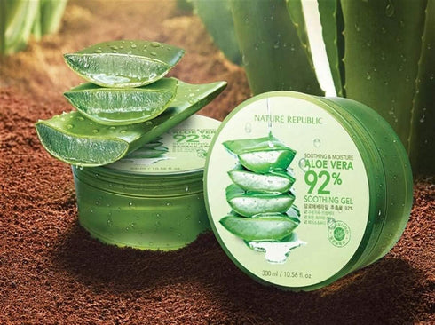 Nature Republic Soothing & Moisture Aloe Vera 92% Gel, 10.56 Fl Oz