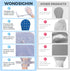 Medical Restraint Mittens with Ties for Adults, 2Pcs, Anti Scratch and Dementia Restraint Gloves