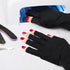 Syhood 3 Pair UV Gloves for Nail Lamp, UPF50+ UV Fingerless Protection Gloves for Manicures