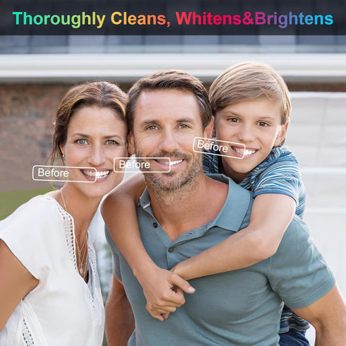 Pack 4 B Rush Extra Soft Toothbrushes for Adults -Tapered Bristles Flossing Toothbrush for Sensitive Teeth and Receding